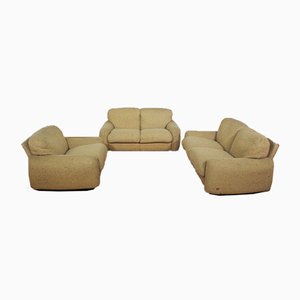 Sofas and Armchair in Wool from Busnelli, 1970s, Set of 3-KNM-1047182