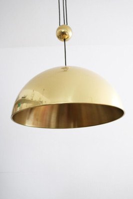 Solan Pendant Light Counterweight Lamp Brass Rar by Florian Schulz, 1970s-FJP-1729849