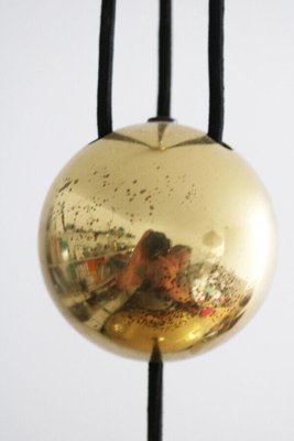 Solan Pendant Light Counterweight Lamp Brass Rar by Florian Schulz, 1970s-FJP-1729849