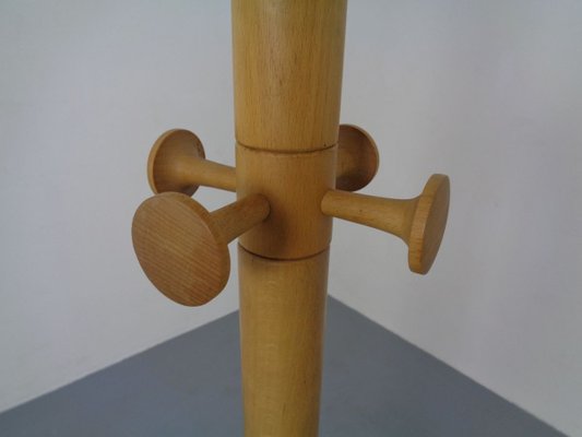 Solid Beech Coat Rack by Søren Nissen & Ebbe Gehl for Aksel Kjersgaard, 1960s-RDW-824008