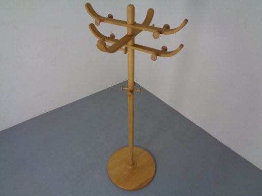 Solid Beech Coat Rack by Søren Nissen & Ebbe Gehl for Aksel Kjersgaard, 1960s-RDW-824008