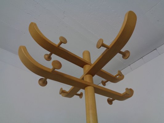 Solid Beech Coat Rack by Søren Nissen & Ebbe Gehl for Aksel Kjersgaard, 1960s-RDW-824008