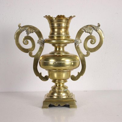 Solid Brass Gilt Vase-VMM-1287220