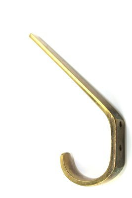 Solid Brass Hooks in the Style of Carl Auböck, 1950s, Set of 10-ZWH-955201