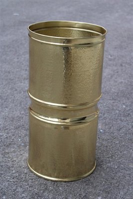 Solid Brass Umbrella Stand, Italy, 1960s-EH-1450982