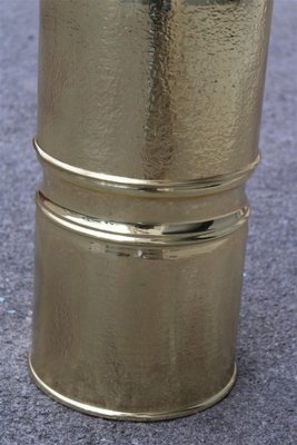 Solid Brass Umbrella Stand, Italy, 1960s-EH-1450982