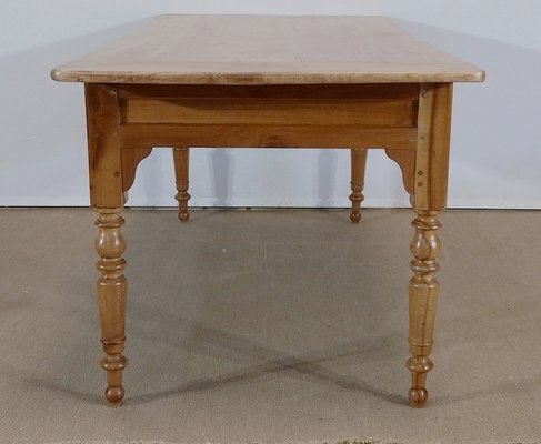 Solid Cherry Farmhouse Table, Late 19th Century-RVK-1286343