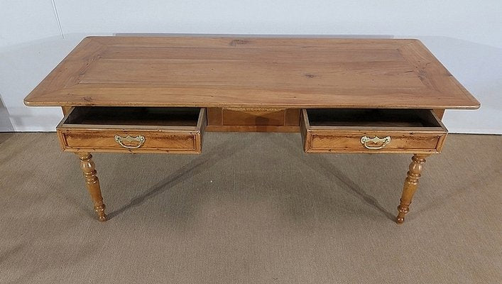 Solid Cherry Farmhouse Table, Late 19th Century-RVK-1286343