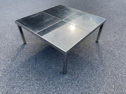 Solid Chrome & Stone Table-MXB-1239952