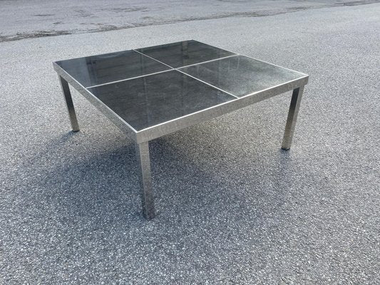 Solid Chrome & Stone Table-MXB-1239952