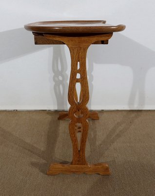 Solid Oak Flying Service Table, 1900-RVK-1185057