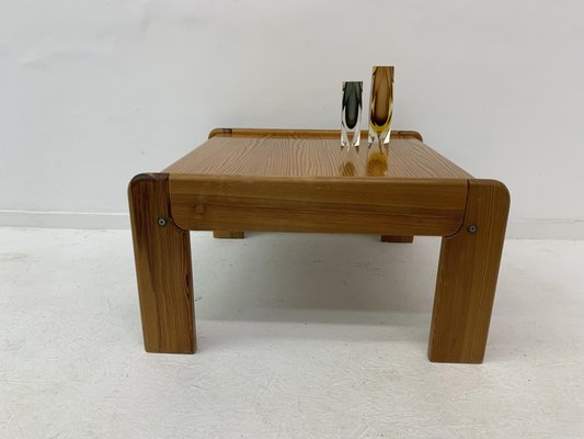 Solid Pine Wood Coffee Table, 1970s-BGP-1126606