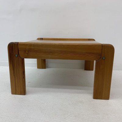 Solid Pine Wood Coffee Table, 1970s-BGP-1126606