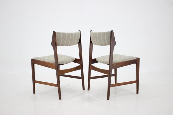 Solid Rosewood Dining Chairs by Erich Buch, Denmark, 1960s, Set of 6-TZ-1232011