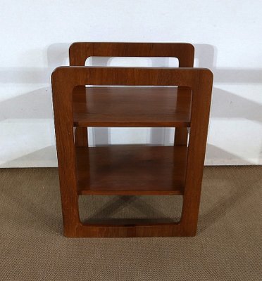 Solid Teak Serving Shelf, 1970s-RVK-1250103