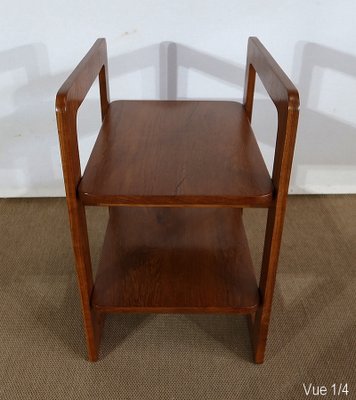 Solid Teak Serving Shelf, 1970s-RVK-1250103