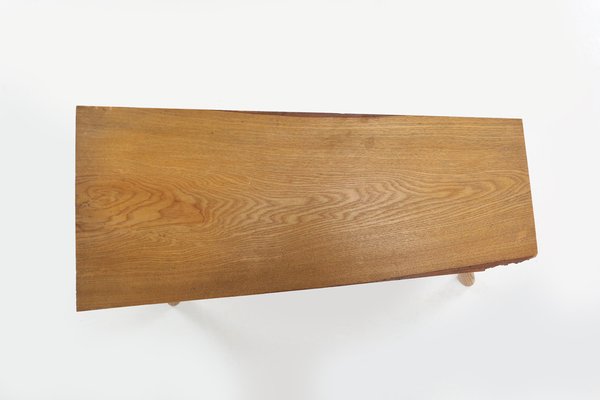 Solid Tree Trunk Coffee Table, 1950s-YSY-1334762