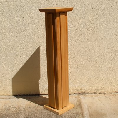 Solid Wood.Pedestal or Column, 1940s-NE-904298