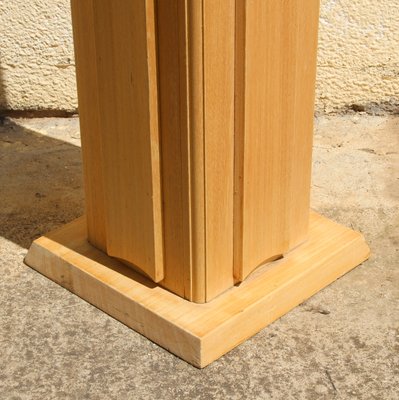 Solid Wood.Pedestal or Column, 1940s-NE-904298