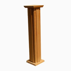 Solid Wood.Pedestal or Column, 1940s-NE-904298