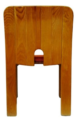 Solid Wood Side Chairs from Gavina, 1970s, Set of 4-FIP-775191