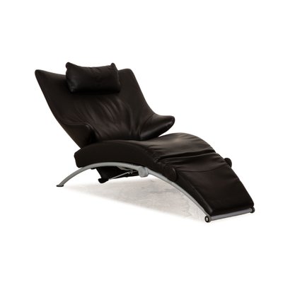 Solo 699 Leather Armchair in Black from WK Wohnen-RQW-1748386