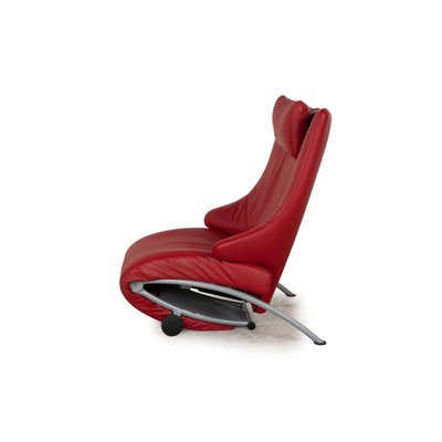 Solo 699 Leather Armchair in Red from WK Wohnen-RQW-2036317