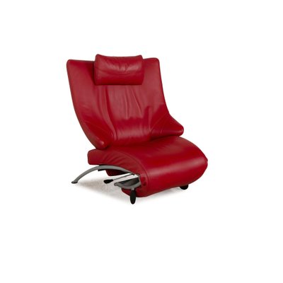 Solo 699 Leather Armchair in Red from WK Wohnen-RQW-2036317