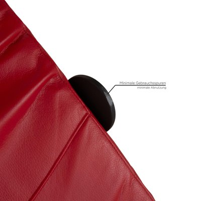 Solo 699 Leather Armchair in Red from WK Wohnen-RQW-2036317