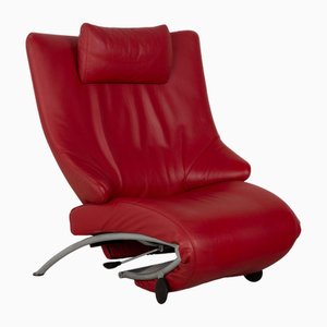 Solo 699 Leather Armchair in Red from WK Wohnen-RQW-2036317