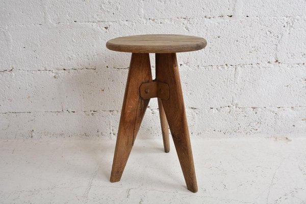 Solvay Stool by Jean Prouvé, 1941-BF-2028016