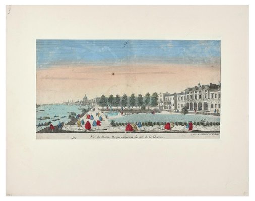 Somerset Royal Palace View - Original Etching 18° Century 18th Century-ZCI-755705