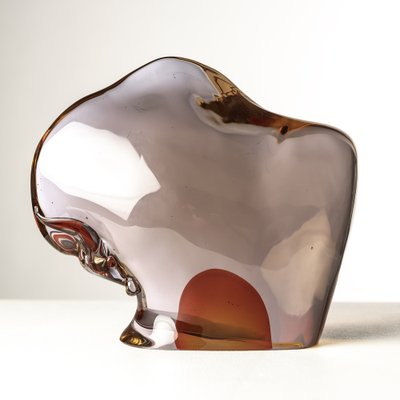 Sommerso Murano Glass Bull Figurine by Antonio Da Ros for Cenedese, Italy, 1960s-SQP-1760285