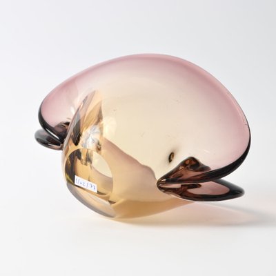 Sommerso Murano Glass Clamshell Bowl, 1950s-IXK-1788014