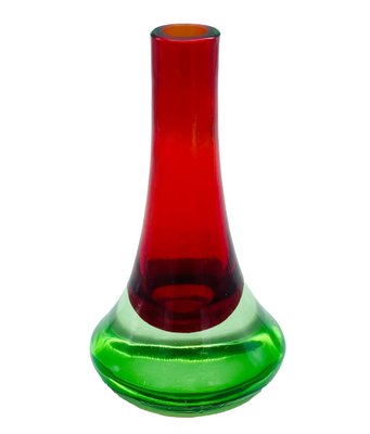 Sommerso Murano Glass Single-Flower Vase attributed to Flavio Poli for Seguso, Italy, 1960s-YUW-1785380