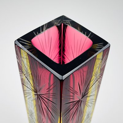 Sommerso Murano Glass Vase by Pagnin & Bon, 1960s-WQC-2035702