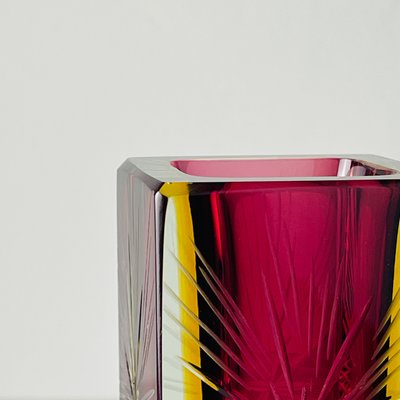 Sommerso Murano Glass Vase by Pagnin & Bon, 1960s-WQC-2035702