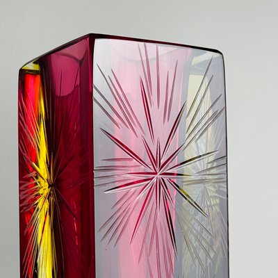 Sommerso Murano Glass Vase by Pagnin & Bon, 1960s-WQC-2035702