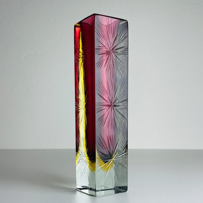 Sommerso Murano Glass Vase by Pagnin & Bon, 1960s-WQC-2035702