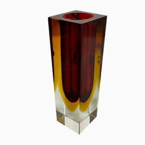 Sommerso Murano Glass Vase, Italy, 1970s-RGF-979452