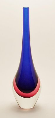 Sommerso Vase by Flavio Poli for Seguso Vetri d'Arte, Italy, 1960s-FGA-923260