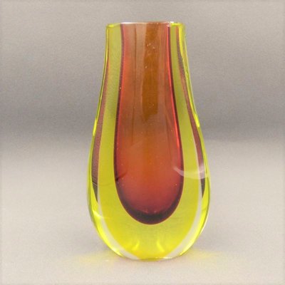 Sommerso Vase from Flavio Poli, 1950s-WK-1035113