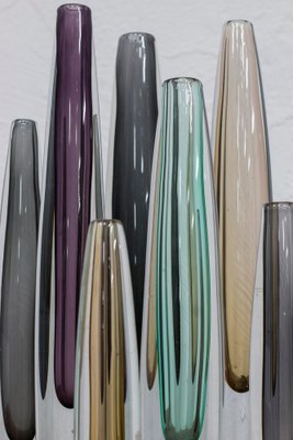 Sommerso Vases by Nylund/Strömberg, 1950s, Set of 7-KO-1754794