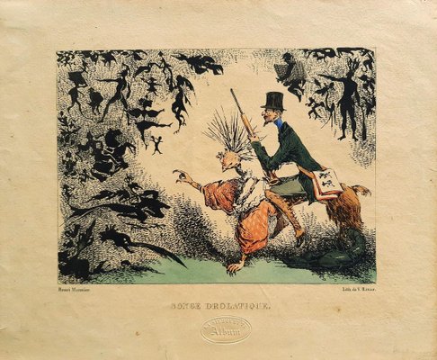 Songe Drolatique - Original Lithograph by Henri Monnier - 1830 1830-ZCI-762014