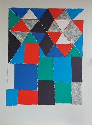 Sonia Delaunay, 1970s, Original Lithograph-KHH-1202409