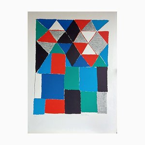 Sonia Delaunay, 1970s, Original Lithograph-KHH-1202409