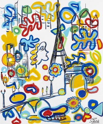 Sophie Petetin, Enjoy Paris Visites, 2022, Mixed Media-ZHZ-1753476