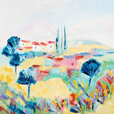 Sophie Petetin, Provence, Un Matin De Douceur, 2021, Oil Painting-ZHZ-1753187