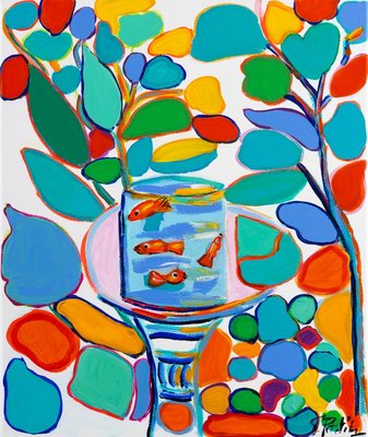 Sophie Petetin, Spring for Fish, 2022, Mixed Media-ZHZ-1753319