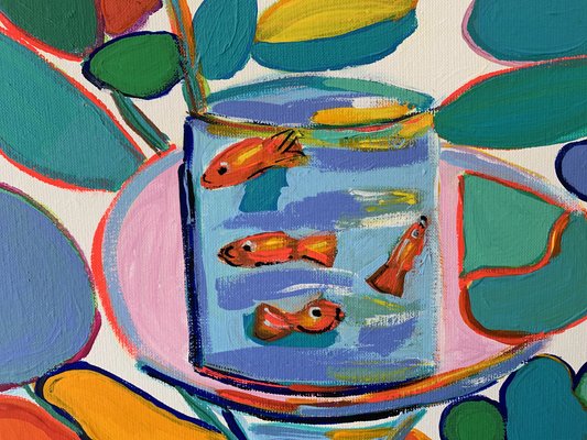 Sophie Petetin, Spring for Fish, 2022, Mixed Media-ZHZ-1753319